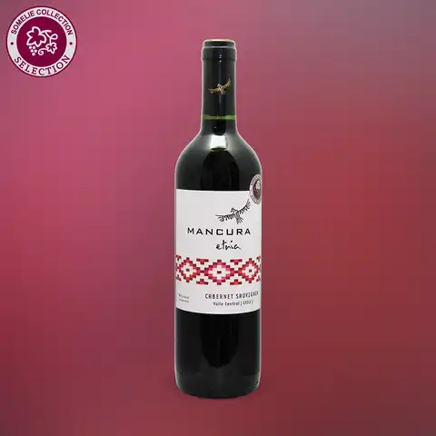 вино МАНКУРА КАБЕРНЕ СОВИНЬОН 10-15% 0.75, красное, сухое, Чили