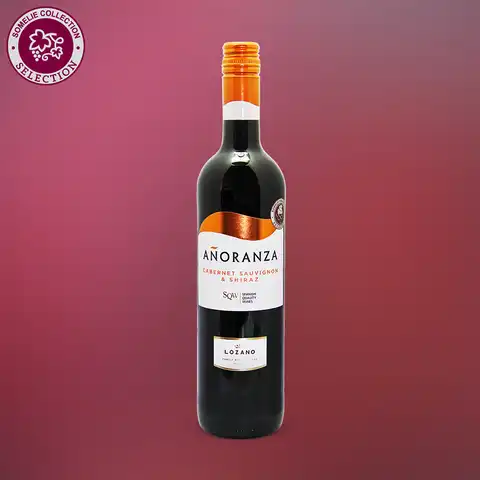 вино АНЬОРАНСА КАБЕРНЕ ШИРАЗ 10-15% 0.75, красное, сухое, Испания