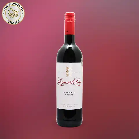 вино ЛЕОПАРДС ЛИП ПИНОТАЖ ШИРАЗ 10-15% 0.75, красное, сухое, ЮАР