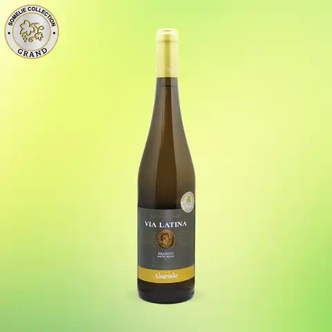 вино ВИА ЛАТИНА АЛВАРИНЬЮ Винью Верде 10-13% 0.75, белое, сухое, Португалия