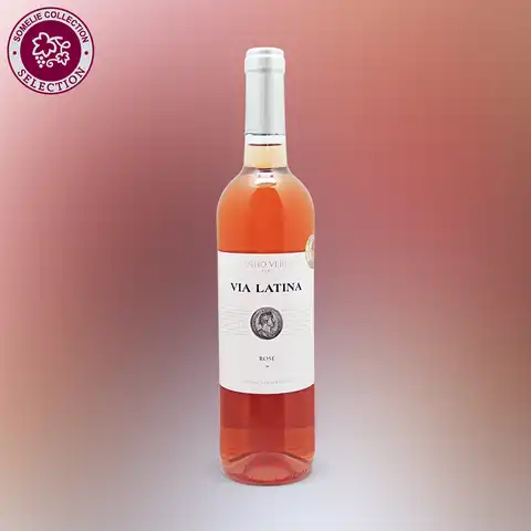 вино ВИА ЛАТИНА Винью Верде 10-13% 0.75, розовое, полусухое, Португалия