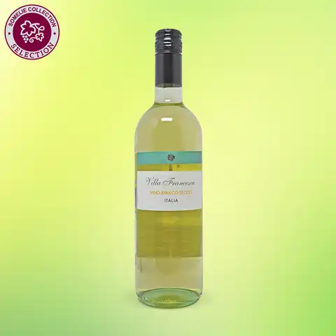 вино ВИЛЛА ФРАНЧЕСКА 10-15% 0.75, белое, сухое, Италия