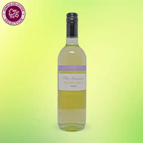 вино ВИЛЛА ФРАНЧЕСКА 10-15% 0.75, белое, полусладкое, Италия