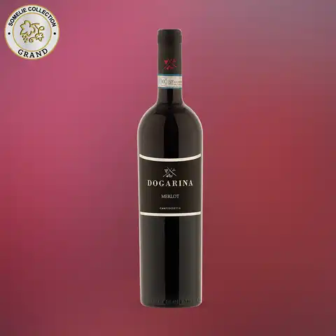вино ДОГАРИНА МЕРЛО 11-14% 0.75, красное, сухое, Италия