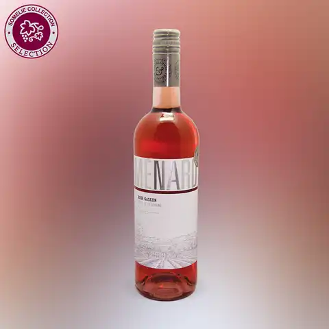 вино МЕНАР РОЗЕ 10-15% 0.75, розовое, сухое, Франция