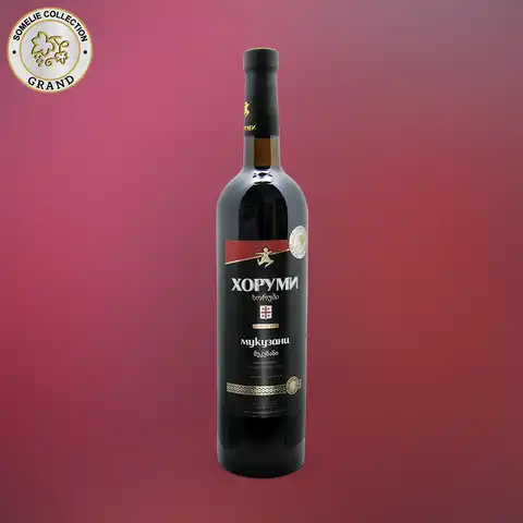 вино ХОРУМИ МУКУЗАНИ выдержанное сортовое 10-15% 0.75, красное, сухое, Грузия