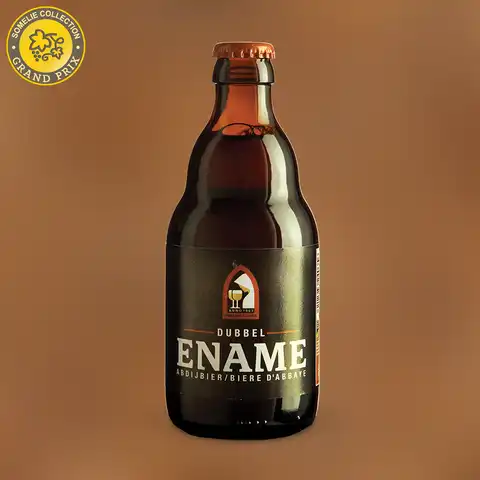 пиво ЭНАМЕ ДЮББЕЛ 6.6% 0.33, темное, Бельгия