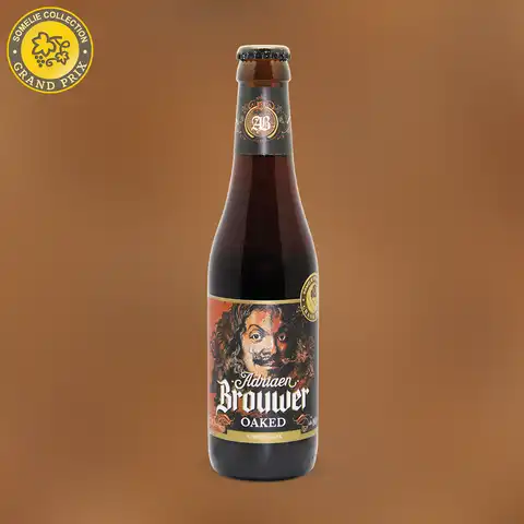 пиво АДРИАН БРАУВЕР ОАКД 10% 0.33 с/б, темное, Бельгия