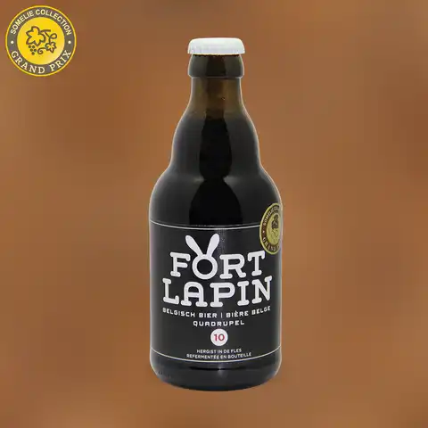 Пиво ФОРТ ЛАПИН КВАДРЮПЕЛЬ 10% 0,33, темное, Бельгия