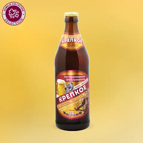 Пиво Крепкое 7,0% 0,5, светлое, Россия