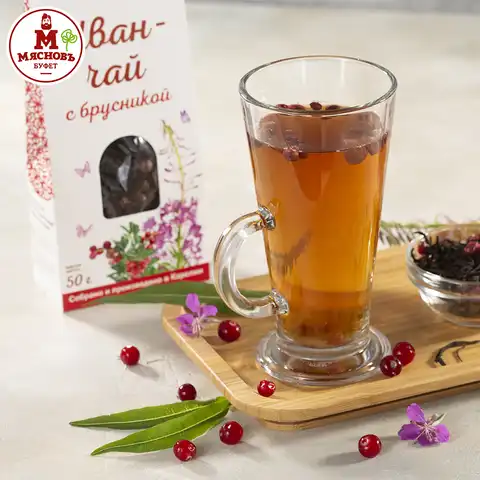 Напиток чайный Иван-чай карельский с брусникой 50г
