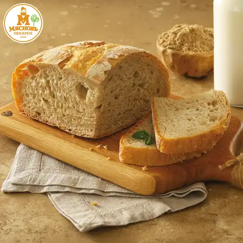Хлеб Итальянский домашний с ячменной мукой, четвертинка 225г