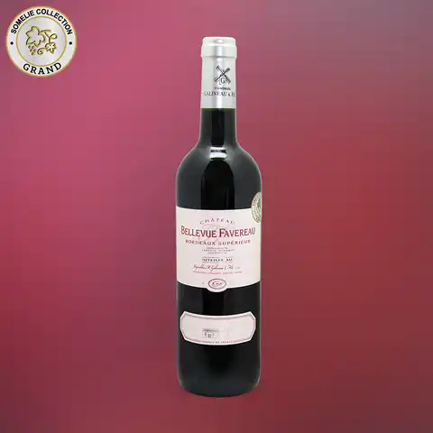вино ШАТО БЕЛЬВЮ ФАВРО 2020 12-15% 0.75, красное, сухое, Франция