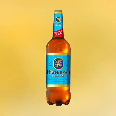 Пиво ЛОВЕНБРАУ Оригинальное 5.4% 1.3, светлое, Россия
