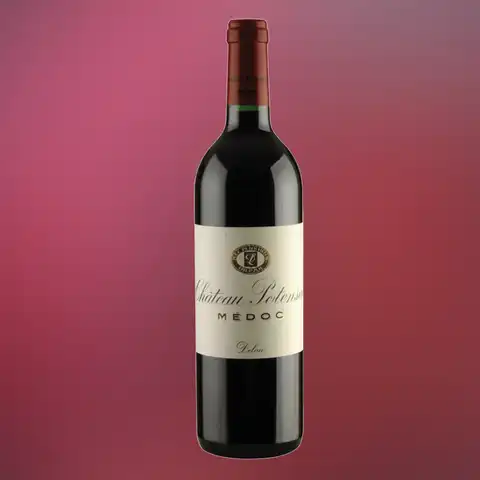 вино ШАТО ПОТАНСАК 2017 13% 0.75, красное, сухое, Франция