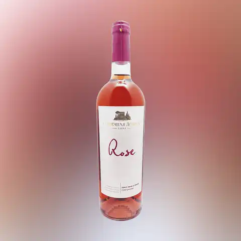 вино РОЗЕ СОЛНЕЧНОЙ ДОЛИНЫ 12-13% 0.75, розовое, сухое, Россия
