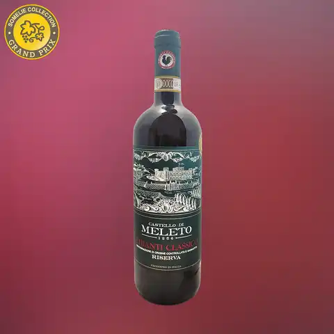 вино КАСТЕЛЛО ДИ МЕЛЕТО КЬЯНТИ КЛАССИКО РИЗЕРВА 2019 13.5-16% 0.75, красное, сухое, Италия