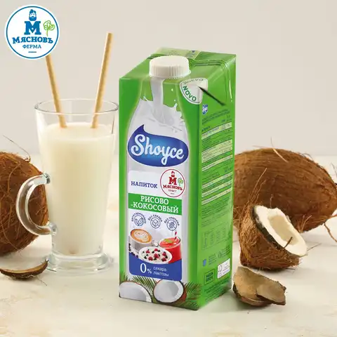 Напиток Рисово-кокосовое молоко без сахара 1л Португалия