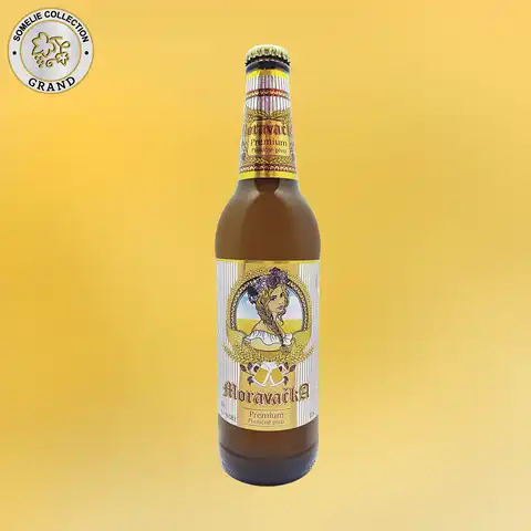 Пиво МОРАВОЧКА ПРЕМИУМ пшеничное 4.7% 0.5, светлое, Чехия