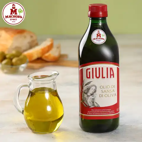Масло оливковое Джулия рафинированное с добавлением оливкового нерафинированного 1л Италия