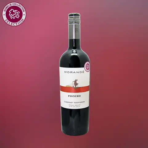 вино МОРАНДЕ ПИОНЕРО КАБЕРНЕ-СОВИНЬОН 10-15% 0.75, красное, сухое, Чили