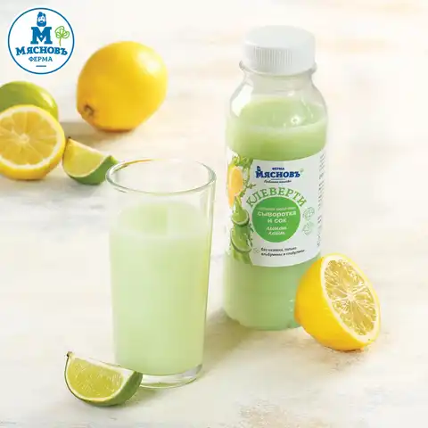 Напиток сывороточный Клеверти лимон-лайм 0,3% 300г
