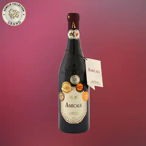 вино АМИКАЛЕ 10-16% 0.75, красное, сухое, Италия