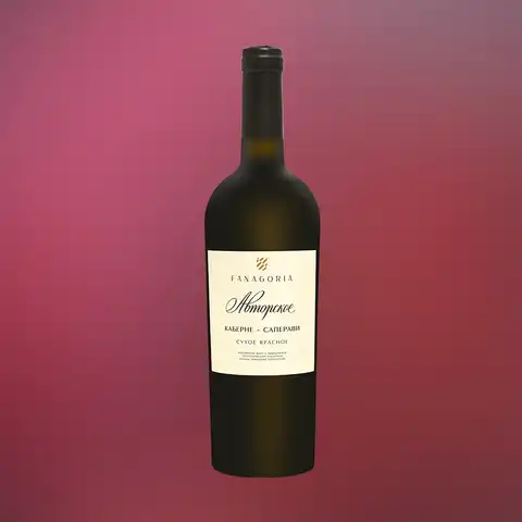 вино российское КАБЕРНЕ-САПЕРАВИ АВТОРСКОЕ ФАНАГОРИЯ 12-14% 0.75, красное, сухое, Россия