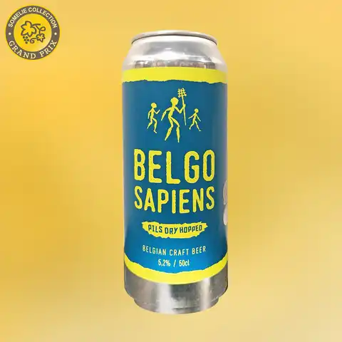 пиво БЕЛГОСАПИЕНС ПИЛС 5.2% 0.5, светлое, Бельгия