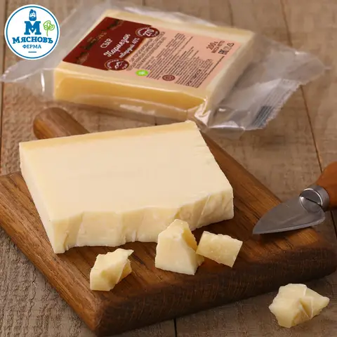 Сыр Пармезан твердый 40% 200г, созревание 270 суток, Алтайский край