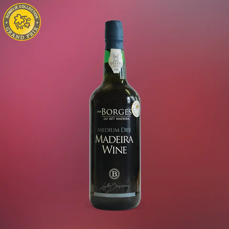 вино крепленое ликерное МАДЕРА БОРЖЕС 18-22% 0.75, полусухое, Португалия