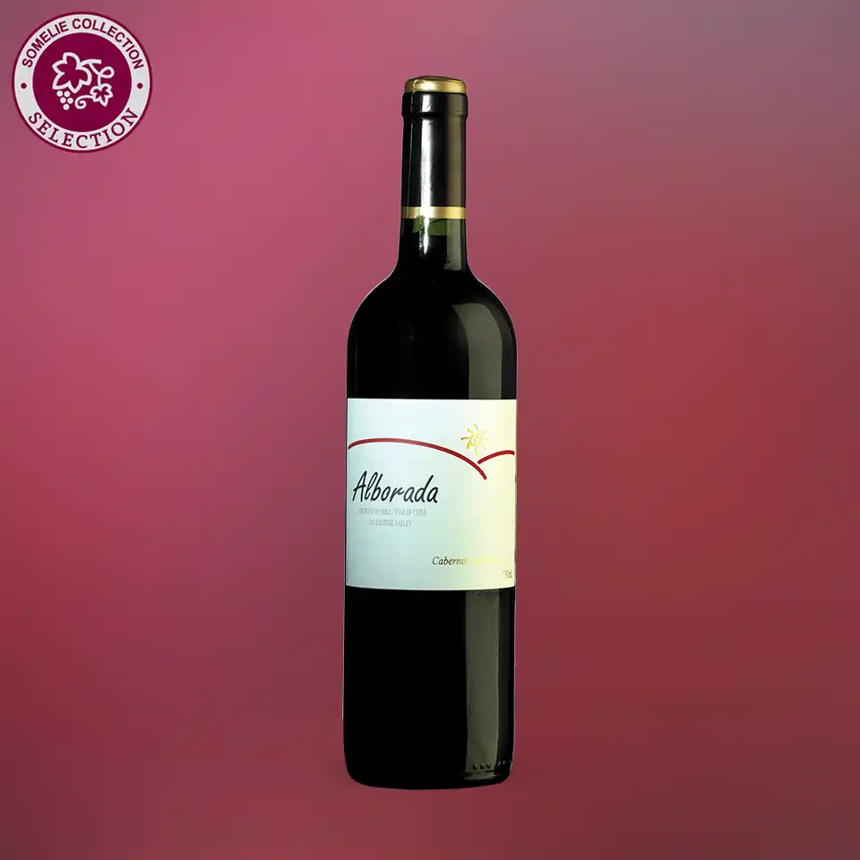 вино АЛЬБОРАДА КАБЕРНЕ СОВИНЬОН 12-15% 0.75, красное, сухое, Чили
