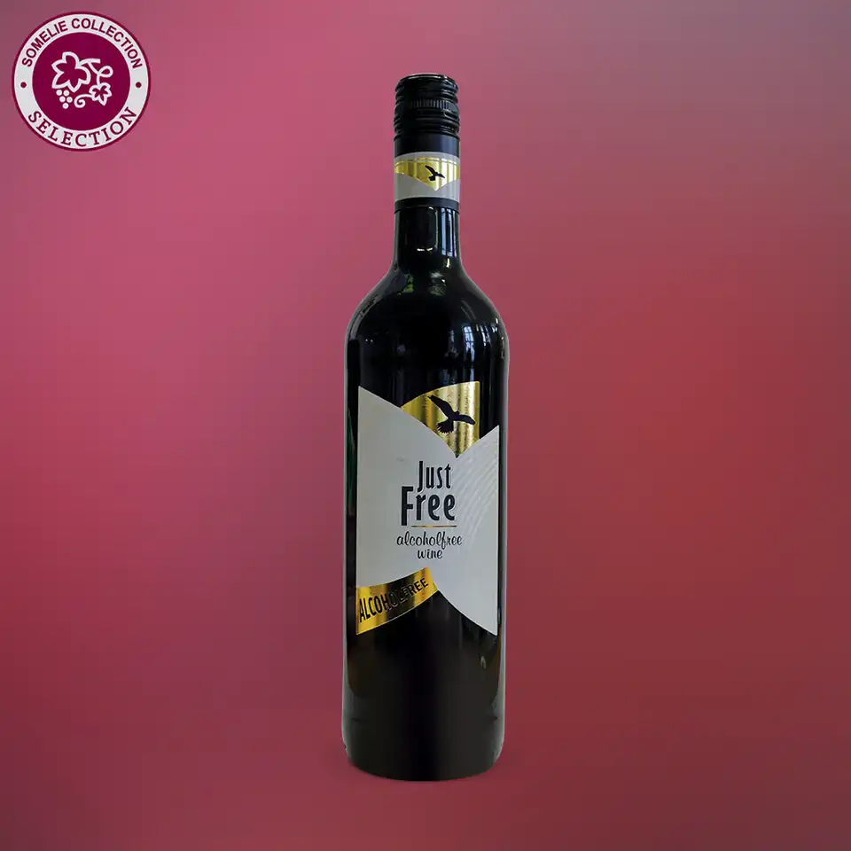 вино безалкогольное ДЖАСТ ФРИ менее 0.5%, красное, полусладкое, Германия