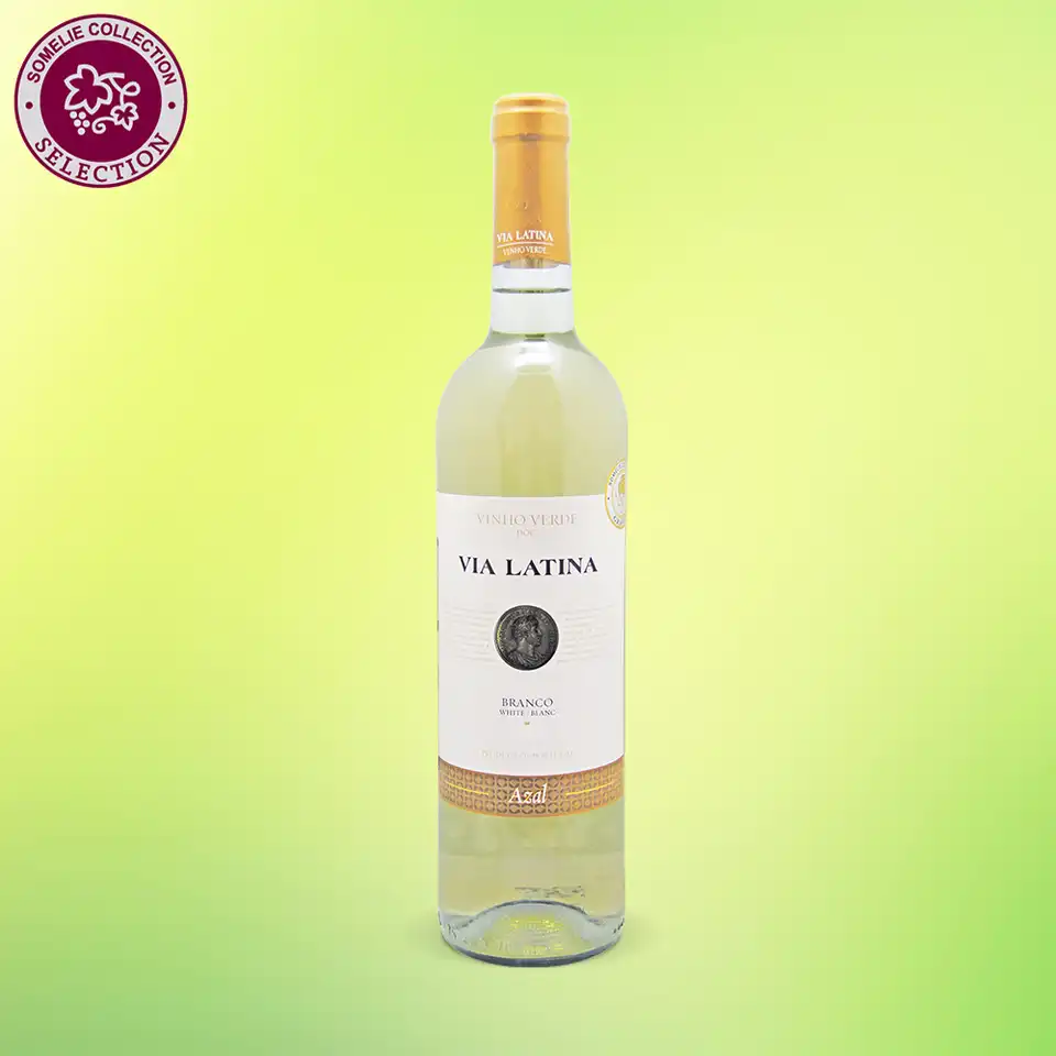 вино ВИА ЛАТИНА АЗАЛ Винью Верде 10-13% 0.75, белое, сухое, Португалия