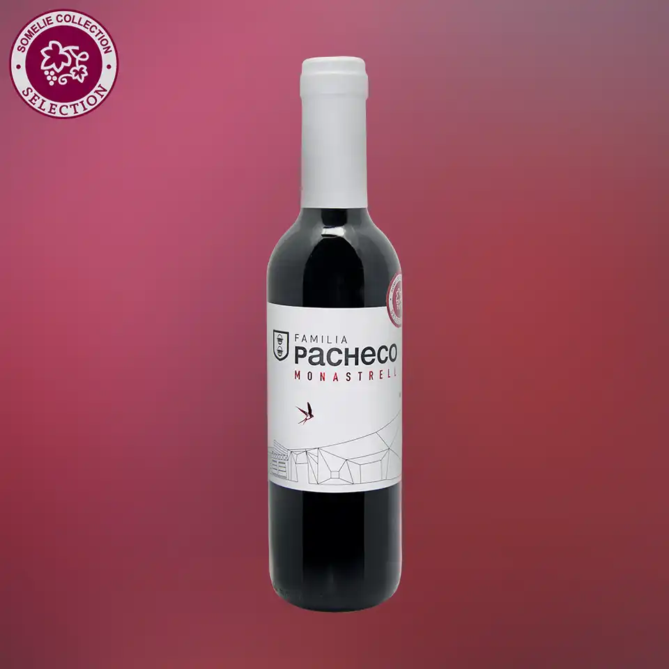 вино ФАМИЛИЯ ПАЧЕКО МОНАСТРЕЛЬ 12-15% 0.375, красное, сухое, Испания