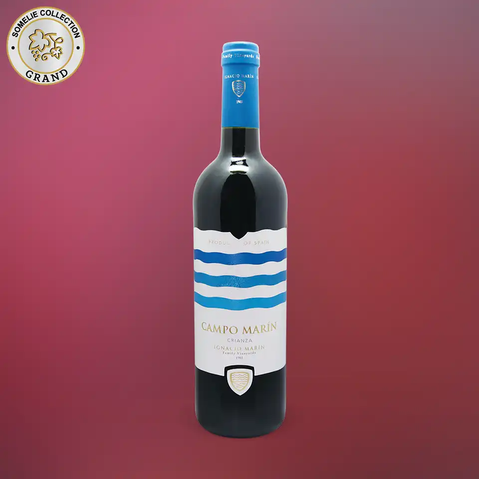 вино КАМПО МАРИН КРИАНСА 10-15% 0.75, красное, сухое, Испания
