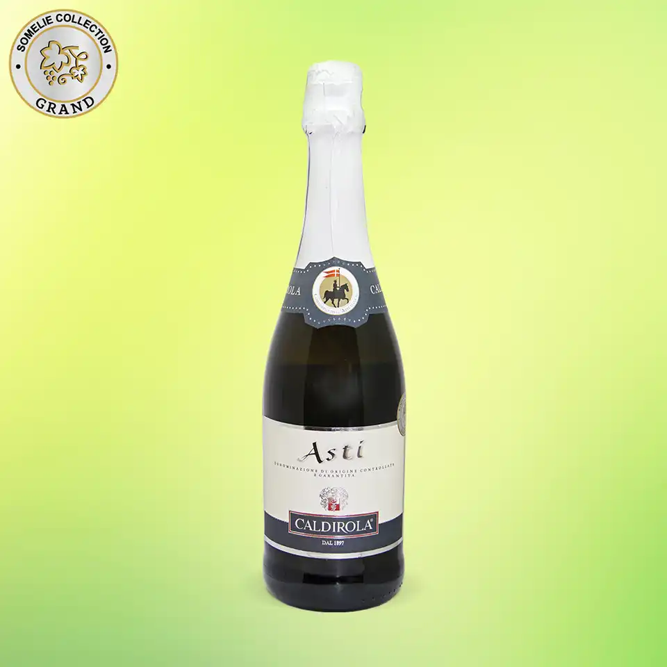 вино игристое КАЛЬДИРОЛА АСТИ 7-8% 0.75, белое, сладкое, Италия