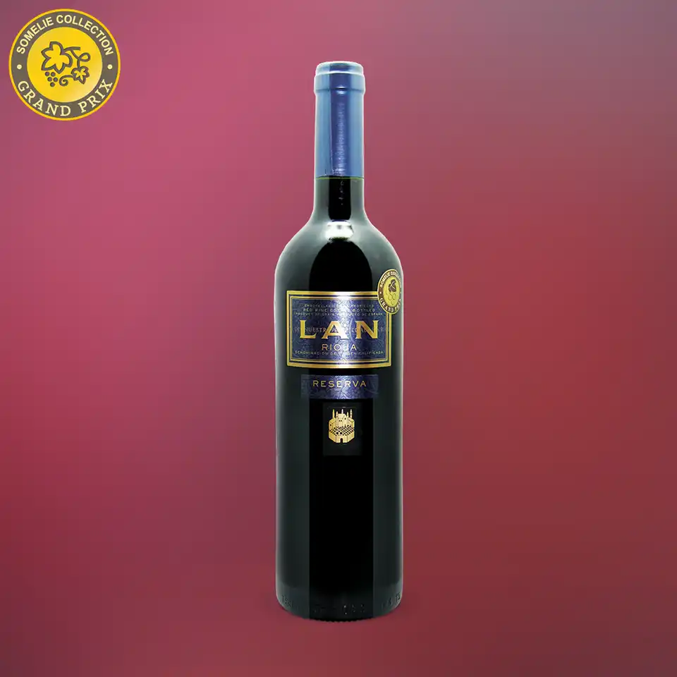 вино ЛАН РЕСЕРВА 2015 13.5% 0.75, красное, сухое, Испания