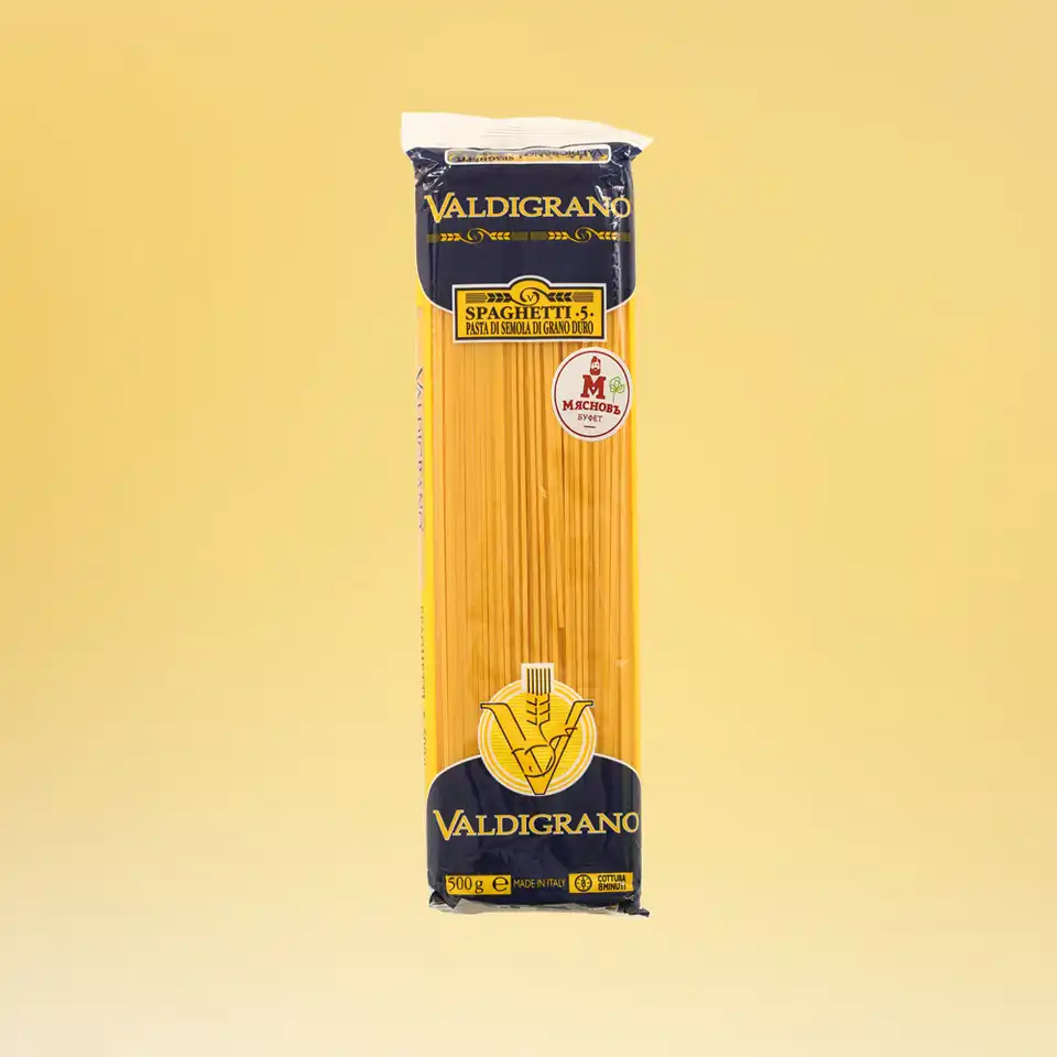 Макаронные изделия Спагетти №5 Вальдиграно 500г Италия