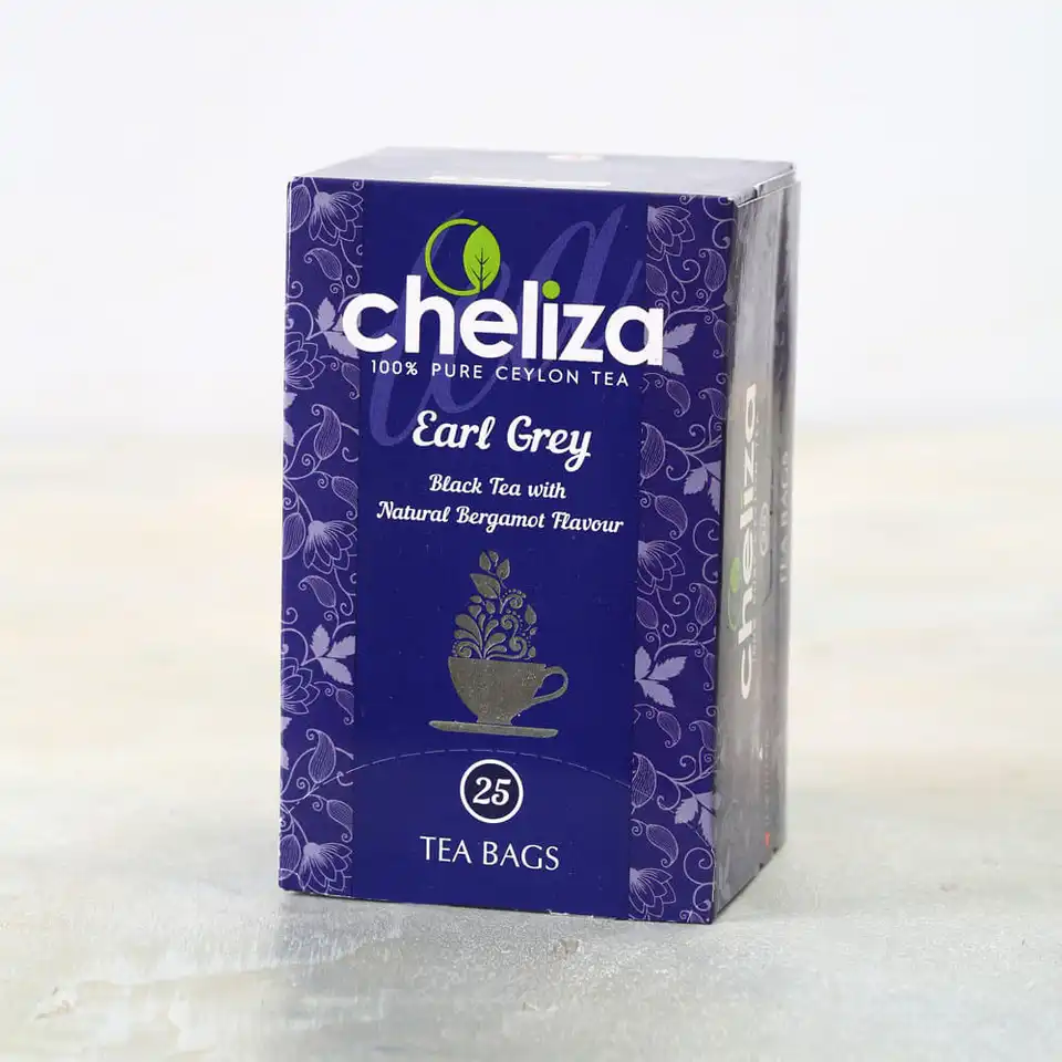 Чай черный Эрл Грей 100% цейлонский Челиза пакетированный 25 шт. Шри-Ланка