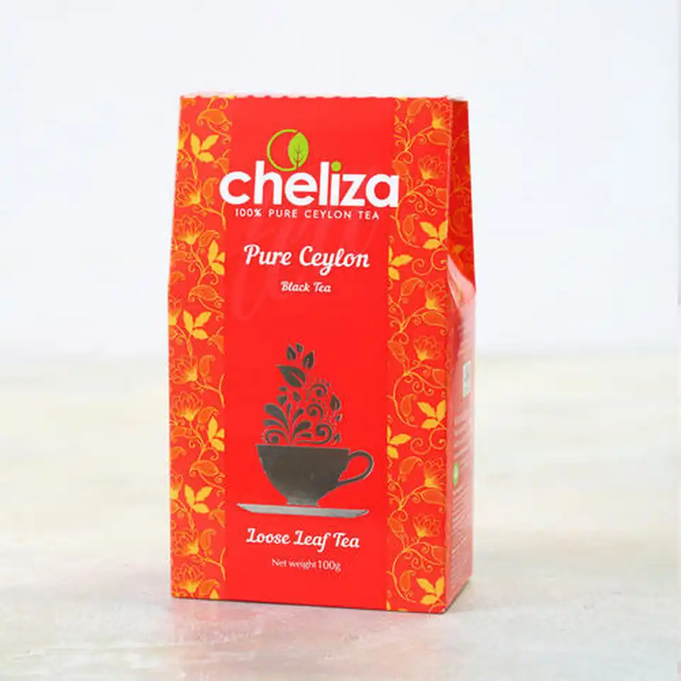 Чай черный Цейлон Челиза листовой 100г Шри-Ланка