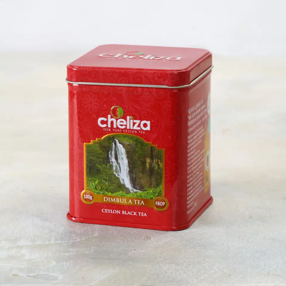 Чай черный Димбула 100% цейлонский Челиза листовой 100г Шри-Ланка