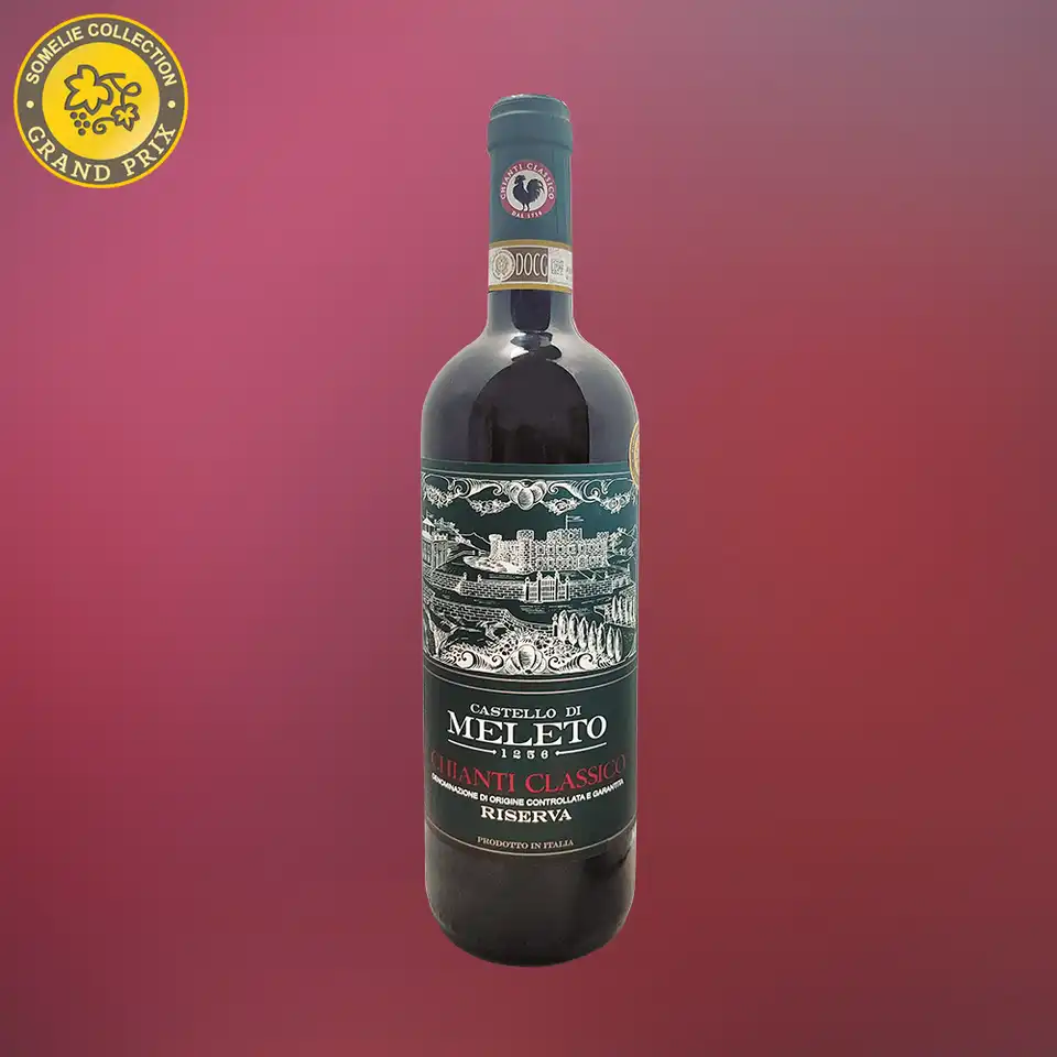 вино КАСТЕЛЛО ДИ МЕЛЕТО КЬЯНТИ КЛАССИКО РИЗЕРВА 2019 13.5-16% 0.75,  красное, сухое, Италия купить с самовывозом в интернет-магазине КуулКлевер  Отдохни Сомелье в Москве и в Нижнем Новгороде по ценам от 3,200.00 руб.