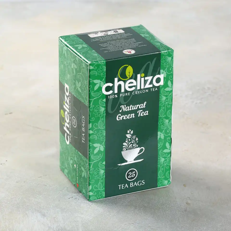 Чай зеленый 100% цейлонский Челиза пакетированный 25 шт. Шри-Ланка
