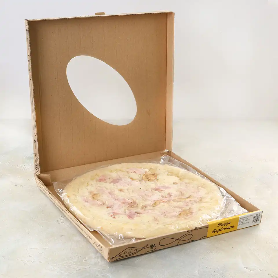 Пицца Карбонара охлажденная для запекания 29см 500г