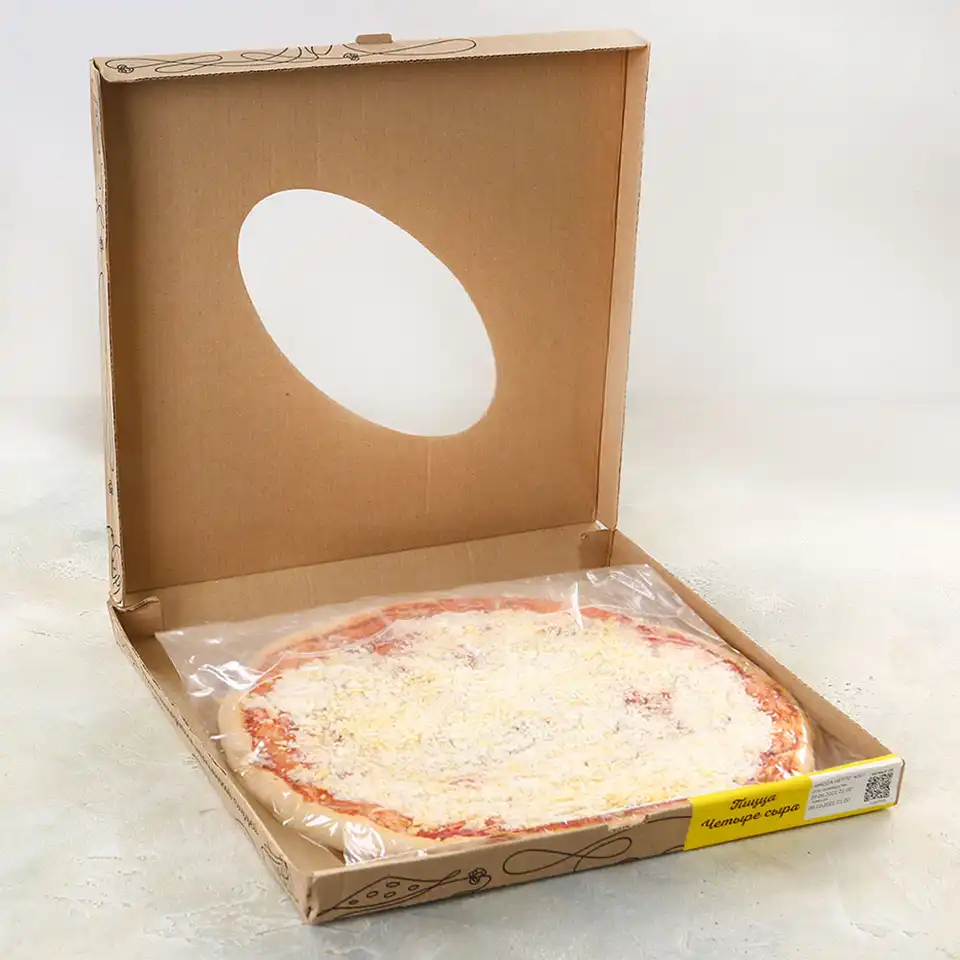 Пицца Четыре сыра охлажденная для запекания 29см 430г